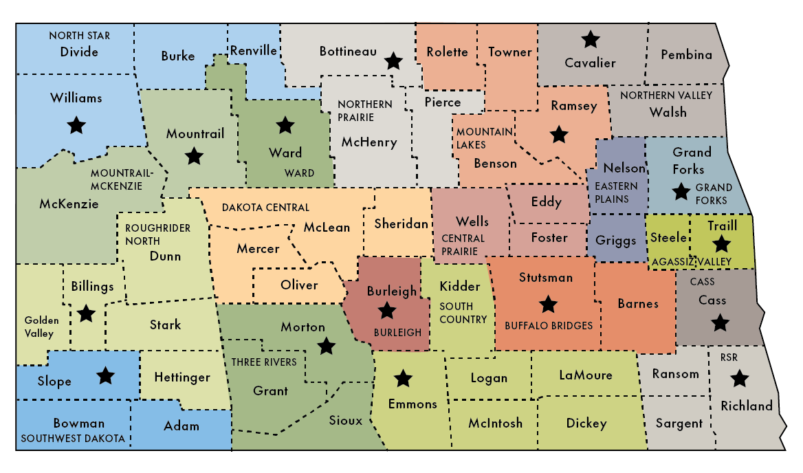 Human Service Zones Health and Human Services North Dakota